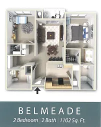 Floor plan Belmeade