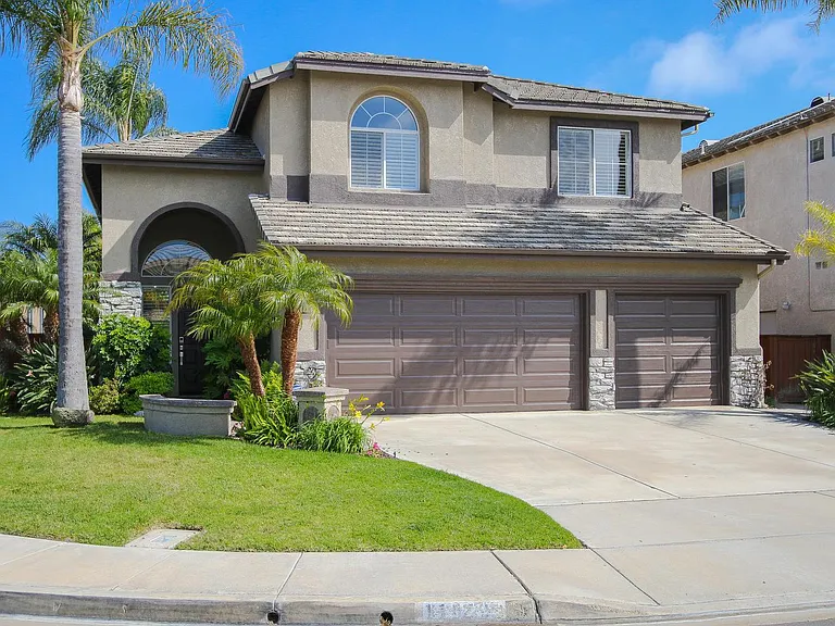 Look from the curb / street.