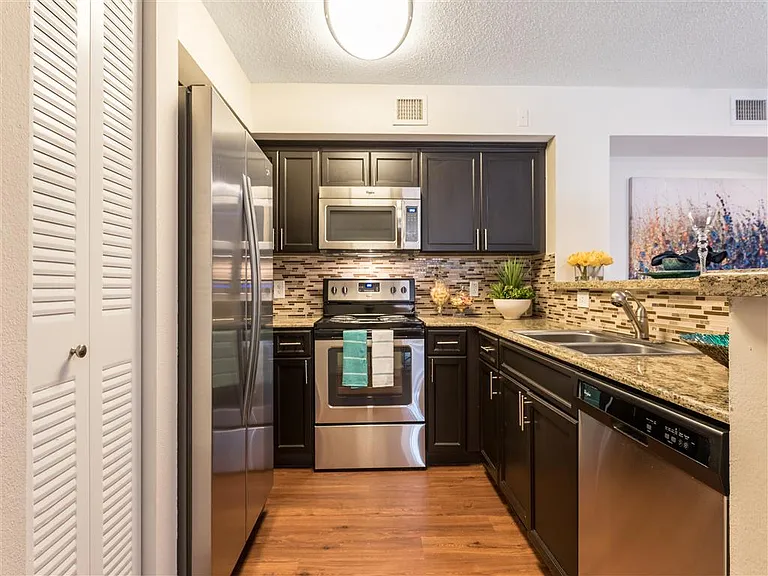 Kitchen at St. Andrews at Weston, Weston, FL, 33326.