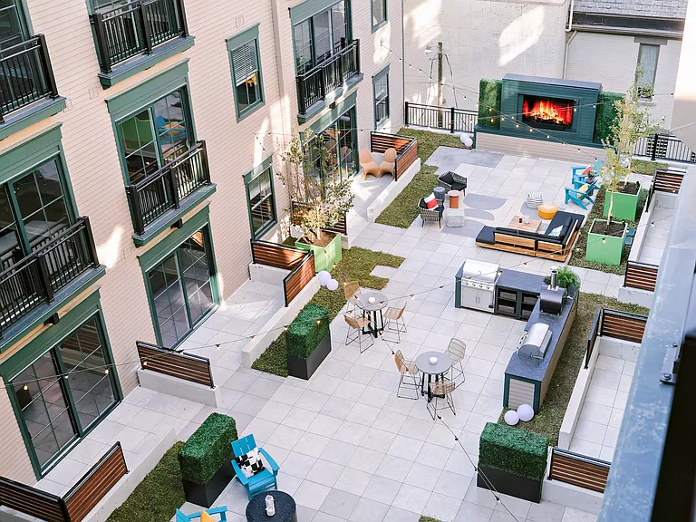 Our Garden Terrace provides a place to entertain friends or relax.
