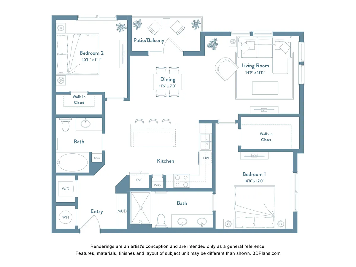 Floor plan B2