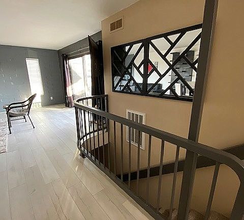 Stairway and Patio Door