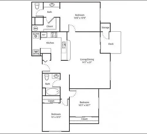 Floor plan 3X2 R