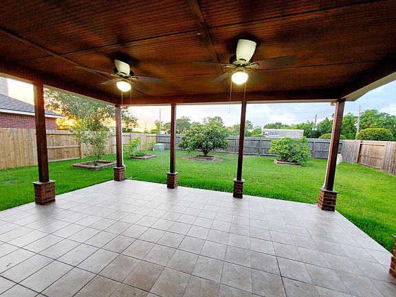 Newly built patio in the backyard and plants with veggies, mints and fruits !