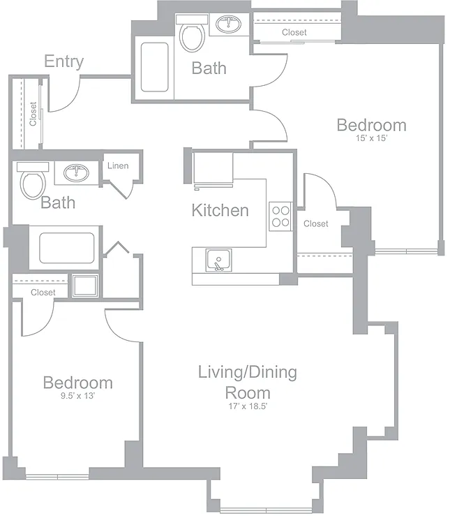 Floor plan B6
