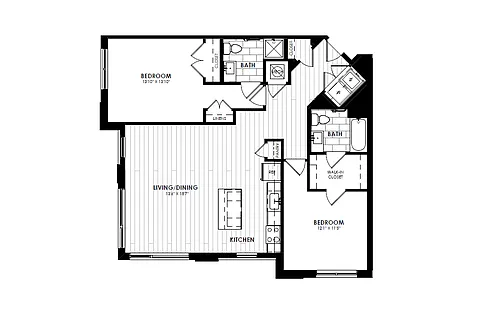 Floor plan 2B