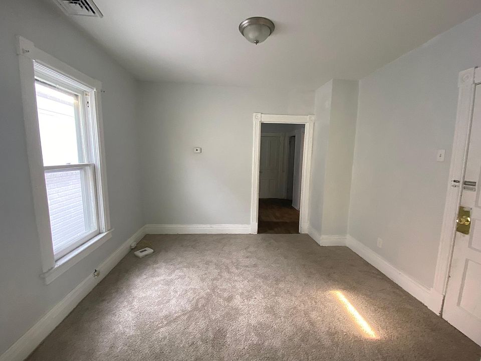 Dining room with connecting door to stairs