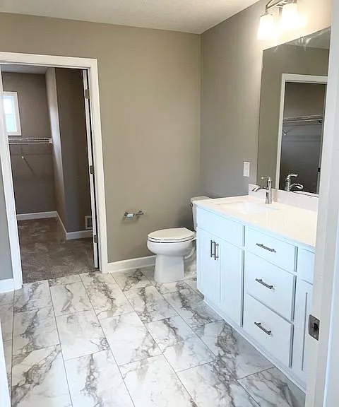 Master bathroom.