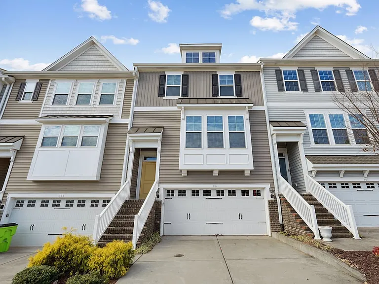 Townhomes with 2-car attached garage