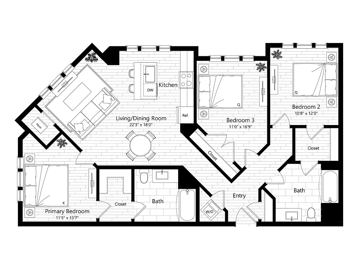 Floor plan C1