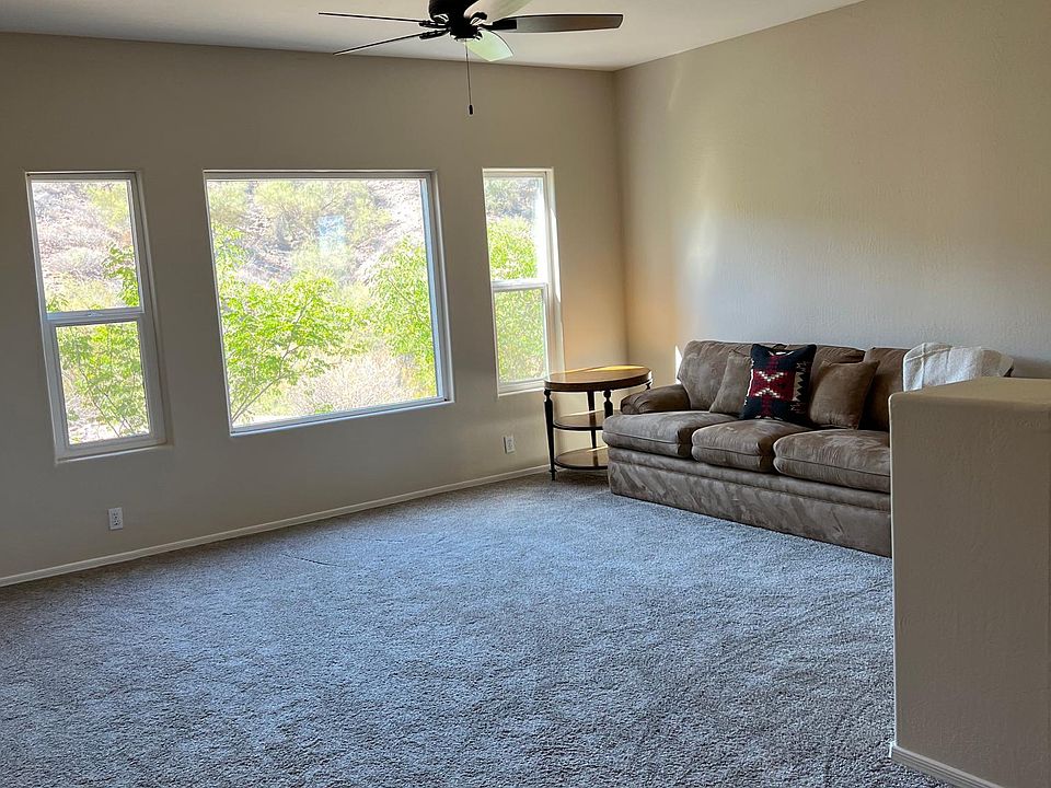 Living room. Window coverings will be installed before occupancy.