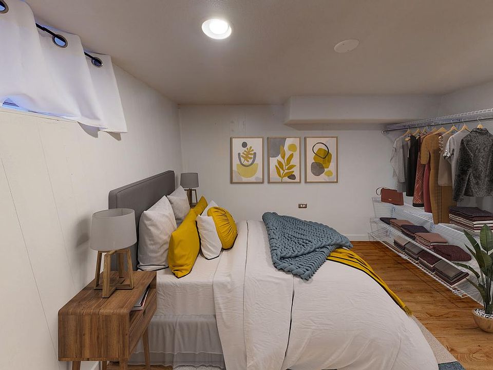 Bedroom 1. This image shows a virtually furnished space. Bedrooms come unfurnished.