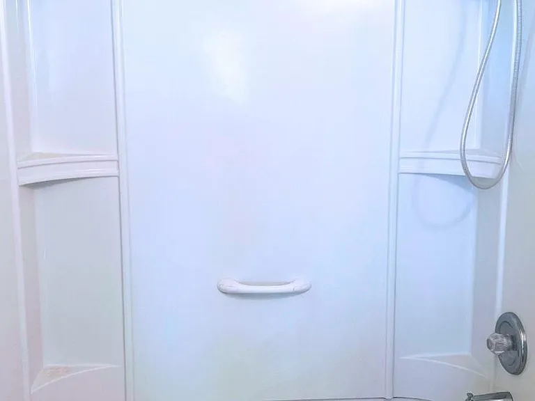 Upstairs tub and shower