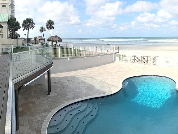 Pool from Upstairs Deck