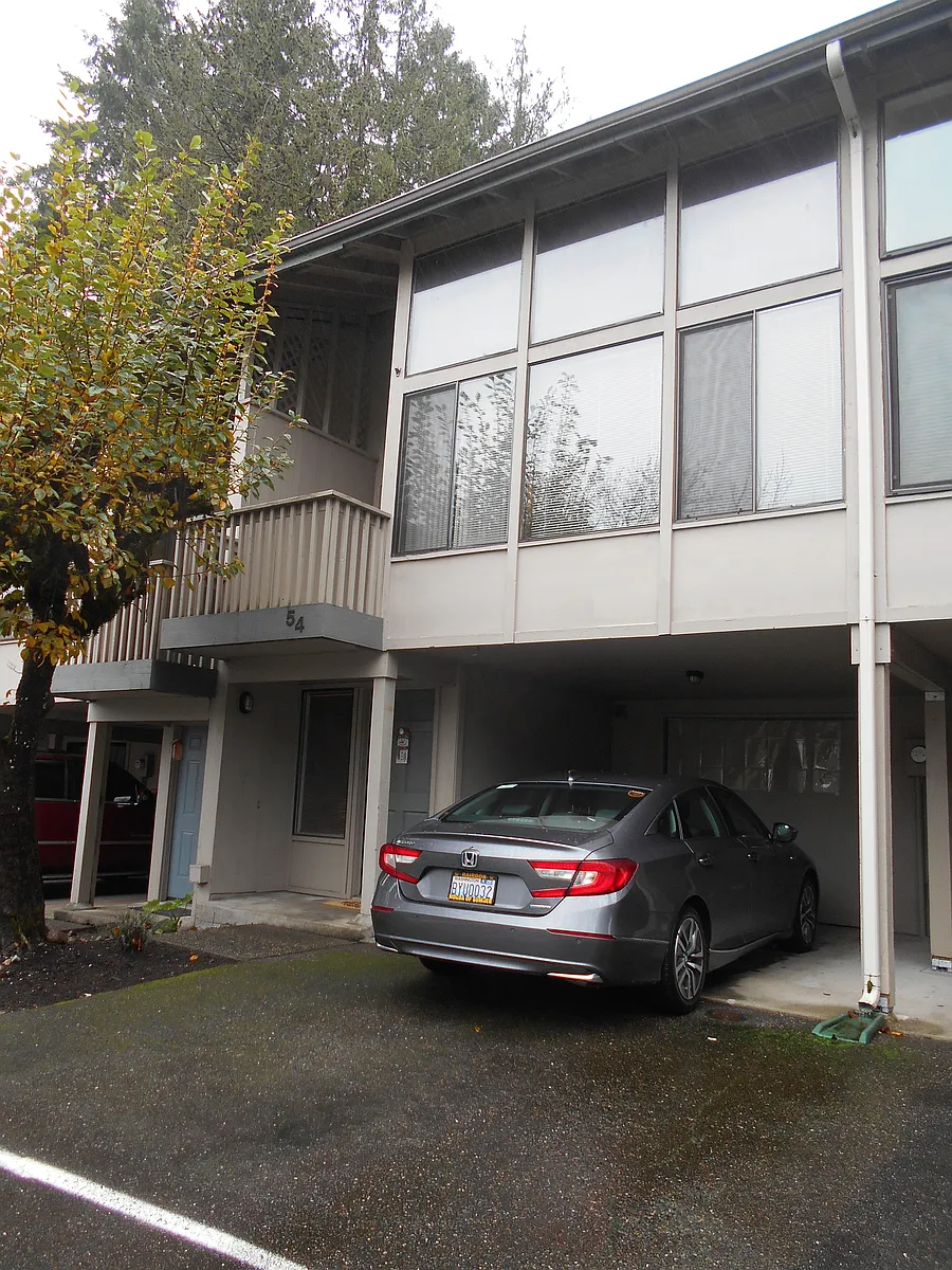 Condo has a one car garage with storage area, parking on driveway, and
parking across the street by the creek. - 17303 Spanaway Loop Rd S #54