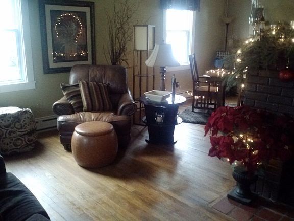 living room with hardwood