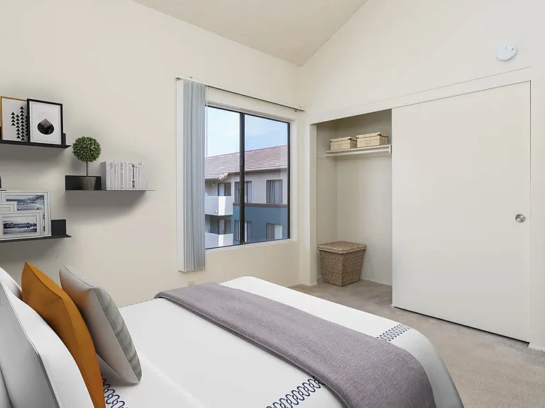 Carpeted Bedroom