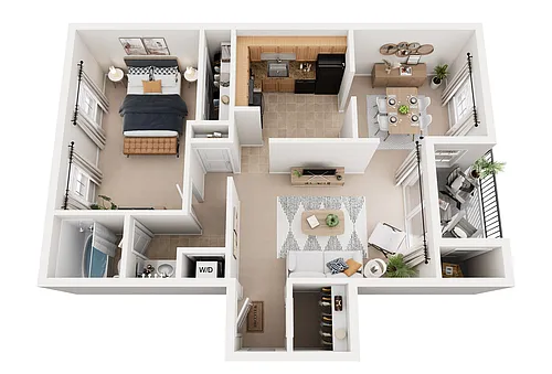 Floor plan 1 Bedroom