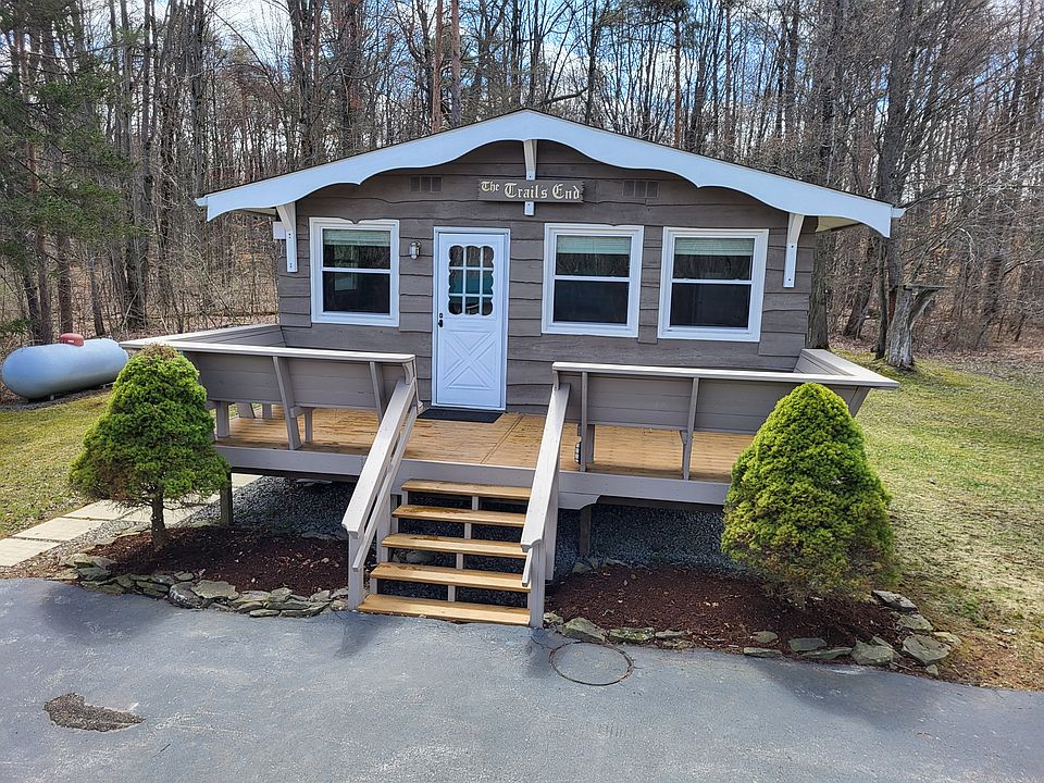 named "The Trails End" cabin