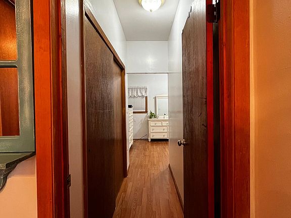 Master entry hallway and closet