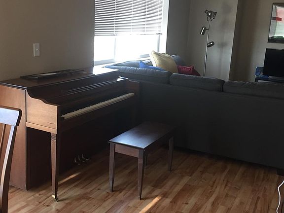 Piano in living room