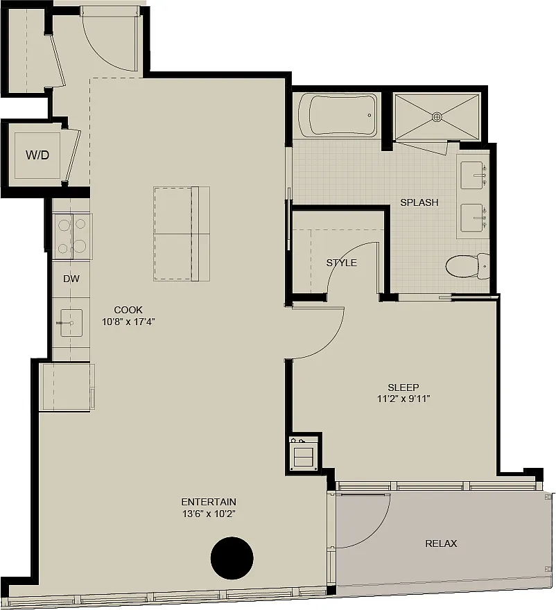 Floor plan 1C