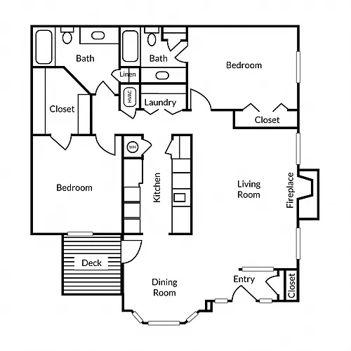 Floor plan B3
