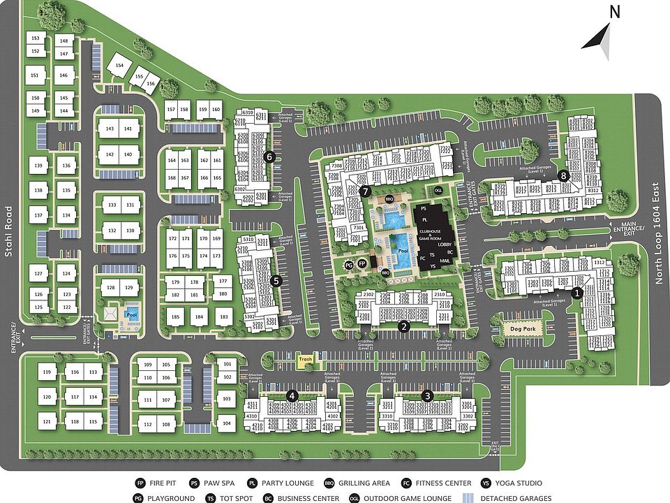 Avasa at 1604 community map