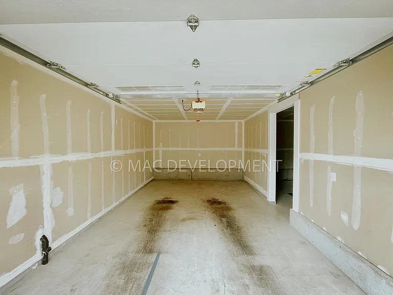 Garage with automatic opener