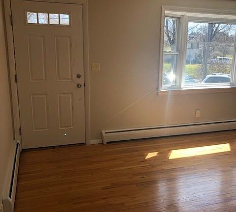 Living room and front door.