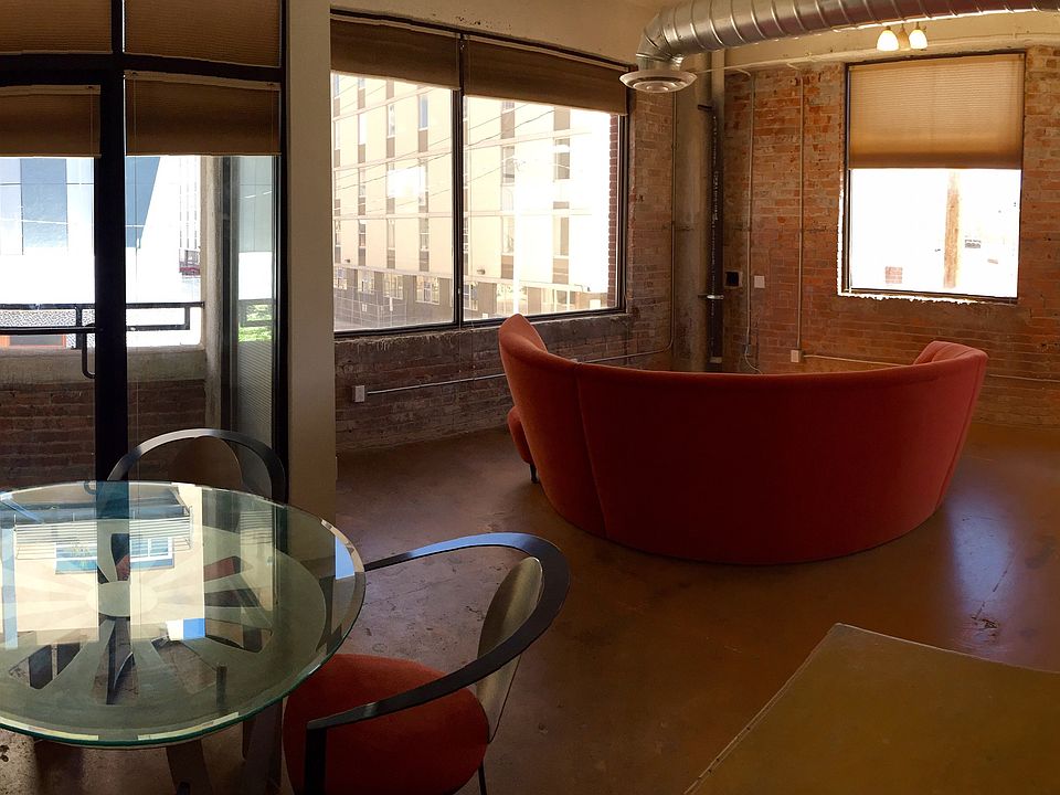 Table in eating and living area