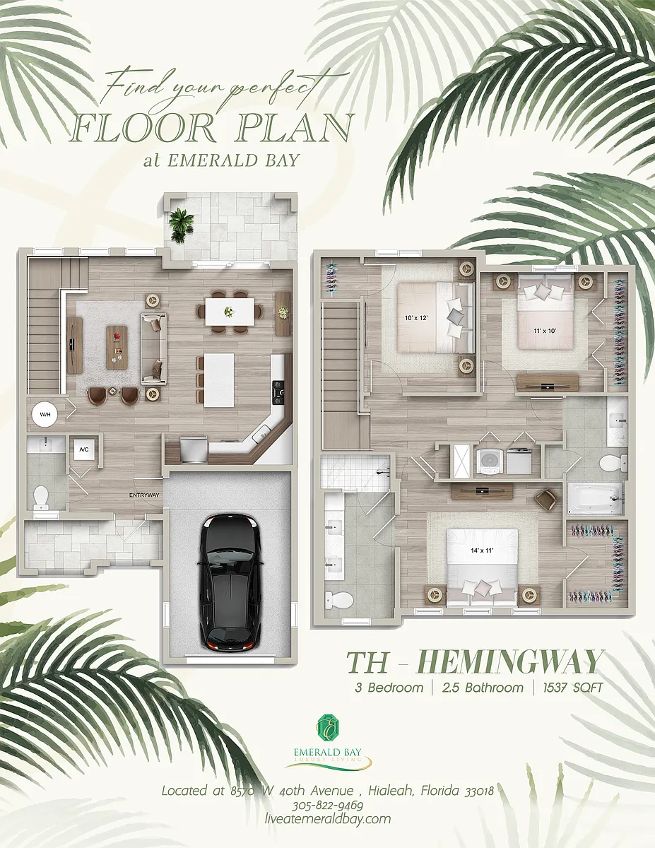 Floor plan TH Hemingway