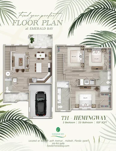 Floor plan TH Hemingway