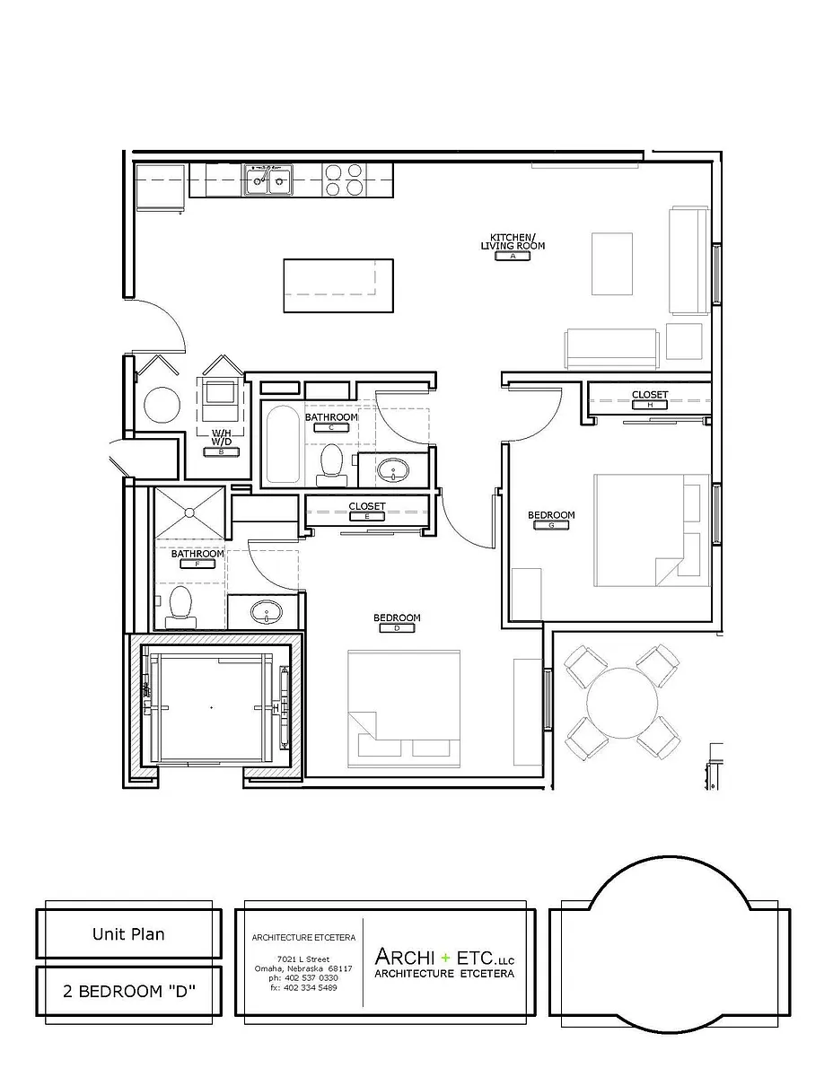 Floor plan 2 Bed