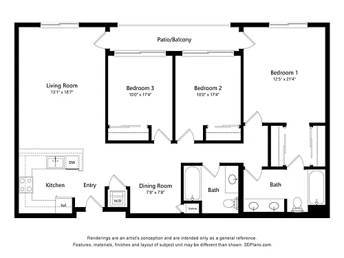 Floor plan C1