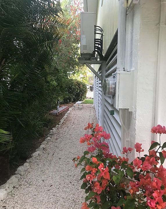 Left side of house 
