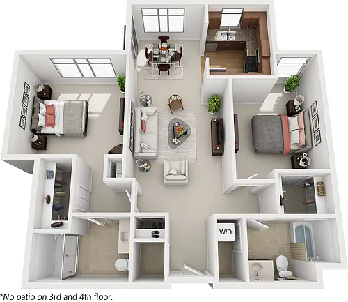 Floor plan 2B