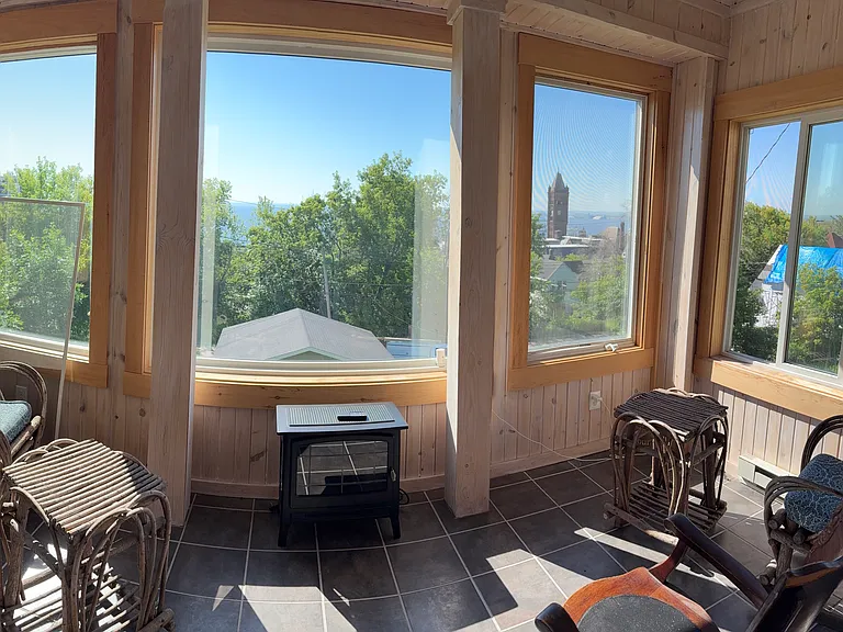 Three season porch of off kitchen.