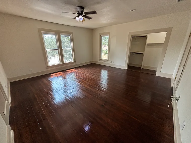 One of the more spacious rooms - this is one of a two-room suite with its own bathroom. These rooms to come fully furnished and will be able to house up to two students at a time