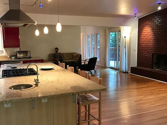 Leaving room view from kitchen 