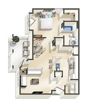Floor plan The Georgetown