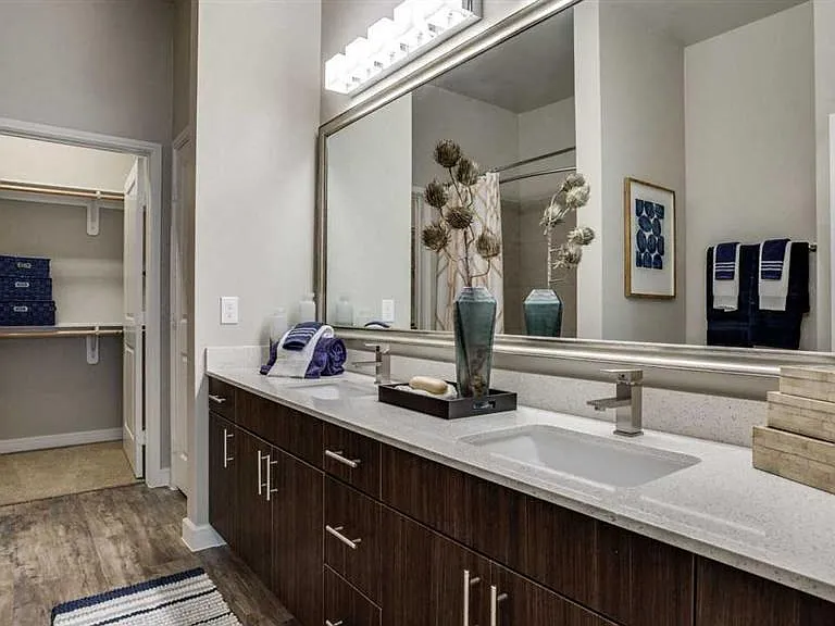 Gorgeous private bathrooms with dual vanity.