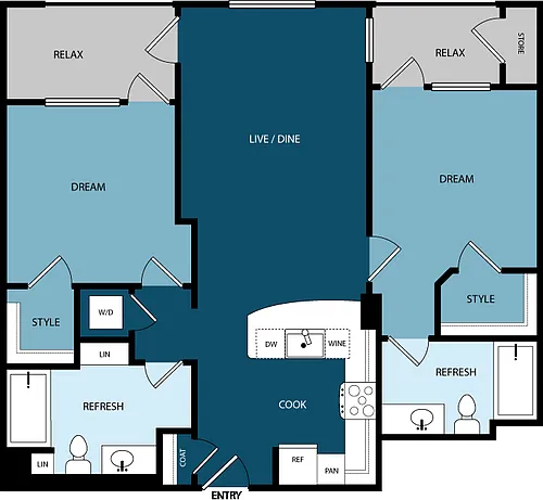 Floor plan B1