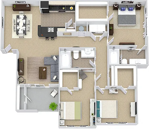Floor plan Mabry