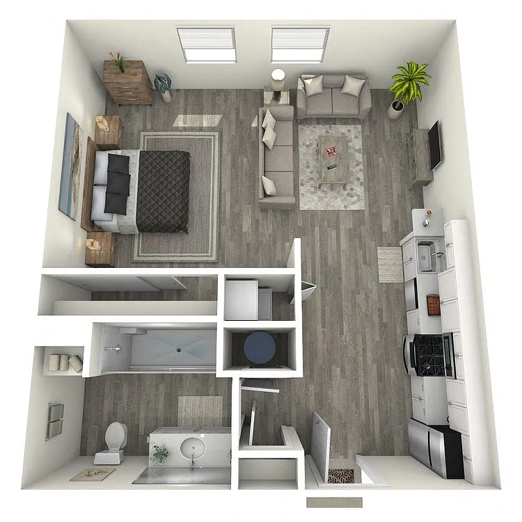 Floor plan Studio A