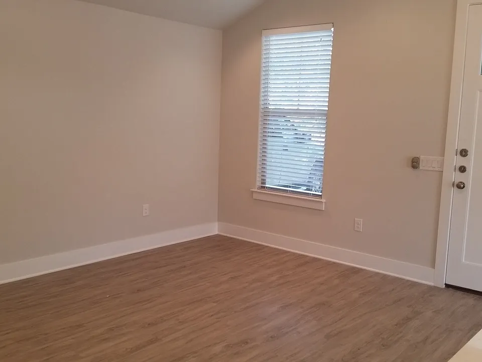 Living room & front entry