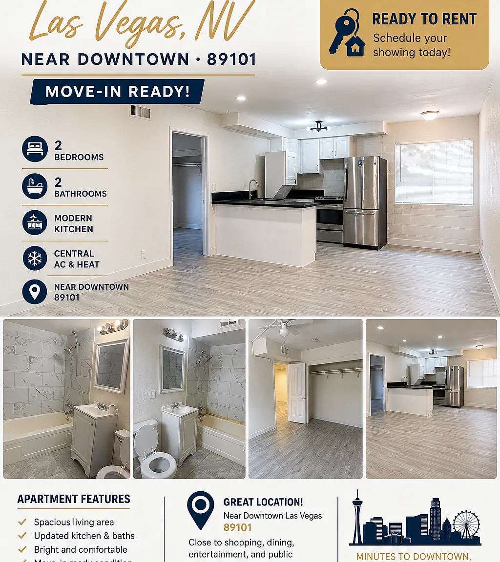 2 bed, 850 sqft, $1,450 — Photo 1