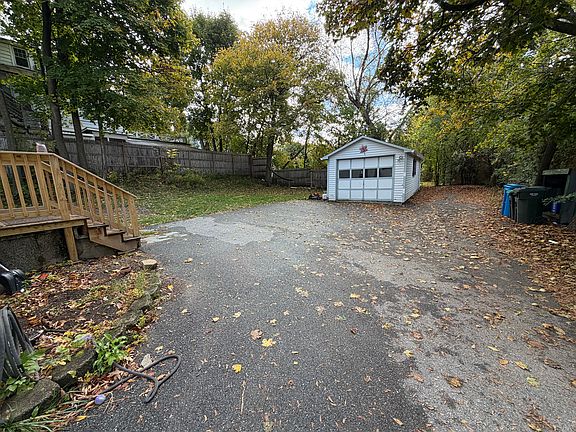 3 off street parking spaces and garage for storage.