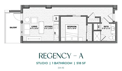 Floor plan Regency - A