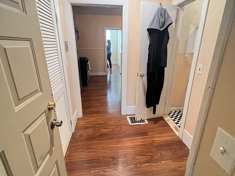 Bathroom will be completed gutted and renovated. New vanity, medicine cabinet, toilet, shower and bath fixtures. Floors and shower surround will be newly tiles. All walls and ceiling will be drywalled and it will be freshly painted white. Recessed lights.